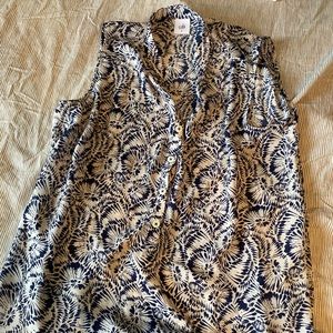 CAbi sleeveless blouse